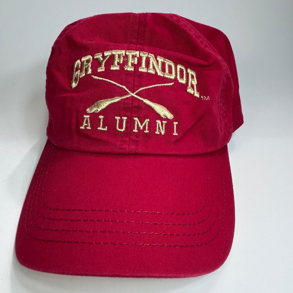 Harry Potter Gryffindor Alumni Red Baseball Cap Hat Wizarding World Adjustable